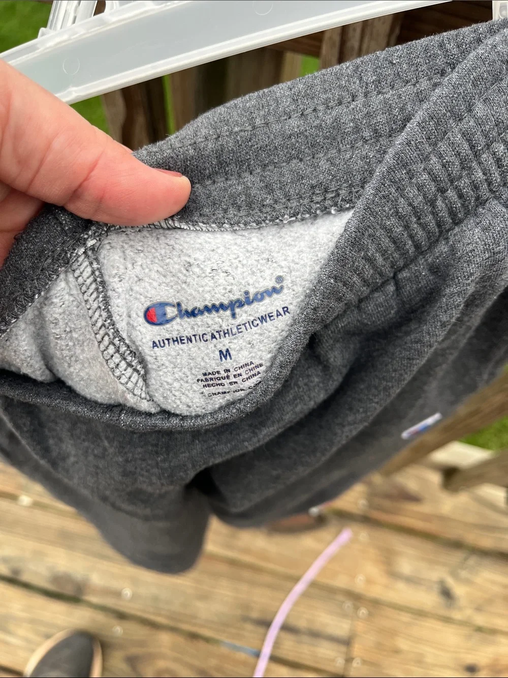 Champion Kids Charcoal Gray Logo Joggers